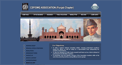 Desktop Screenshot of cspdmgassociation.punjab.gov.pk