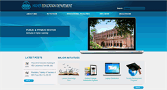 Desktop Screenshot of hed.punjab.gov.pk